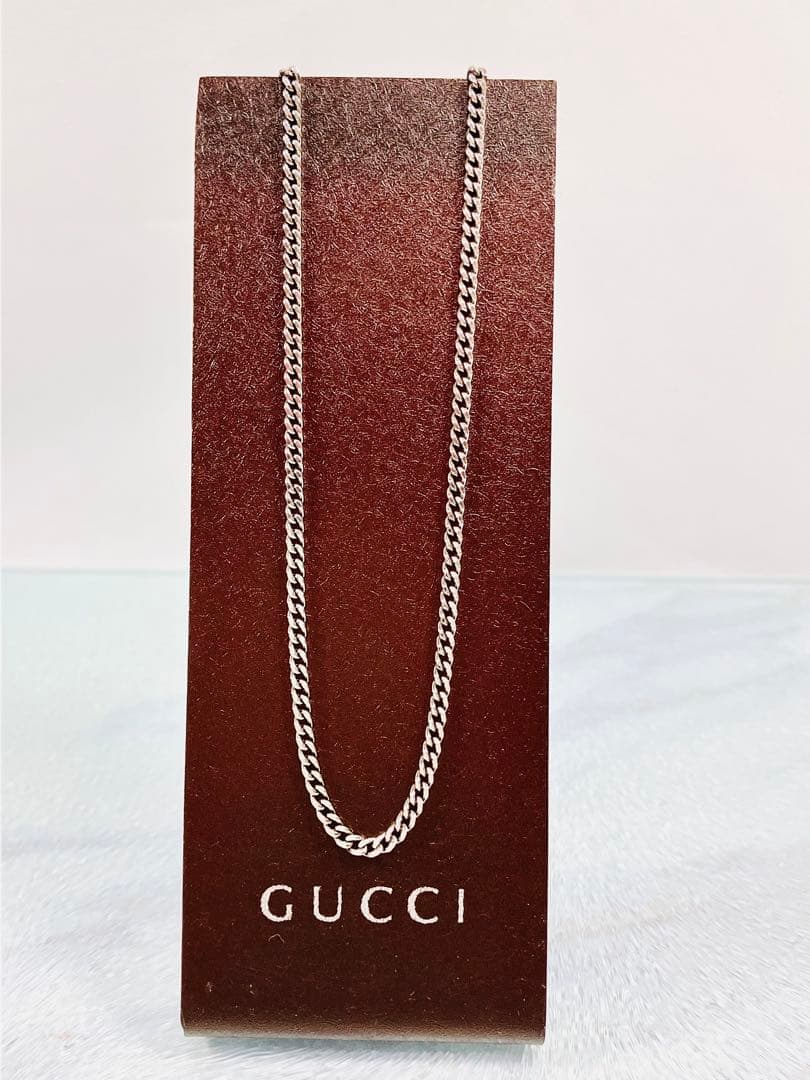 【超美品】GUCCI 喜平チェーン ネックレス 男女兼用 SV925 2.3ミリ