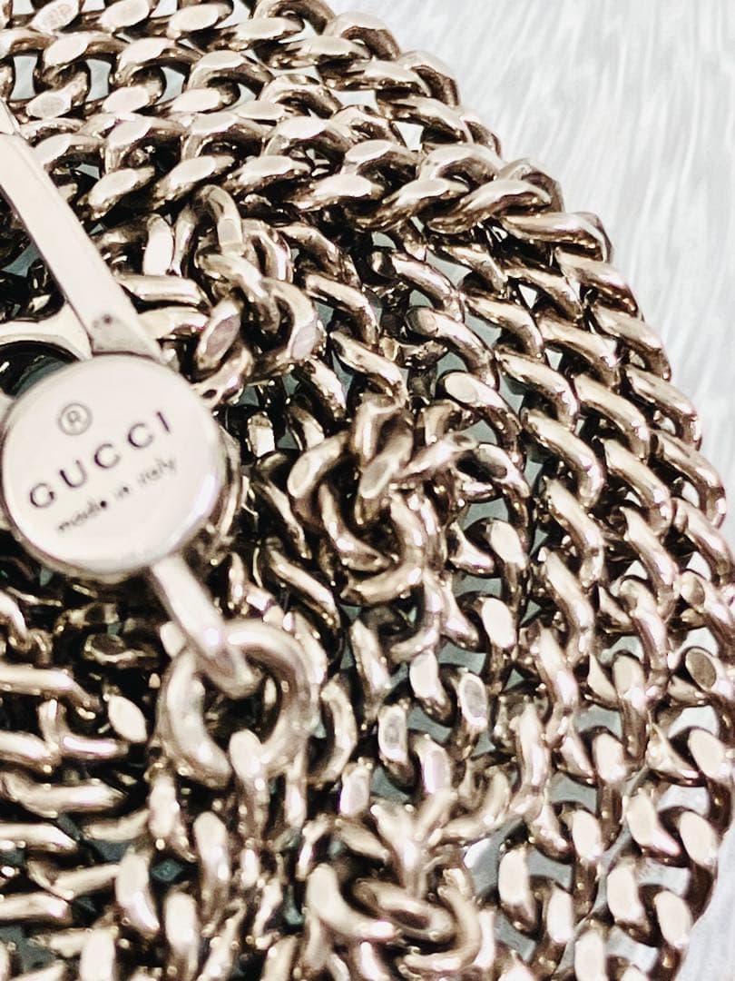 【超美品】GUCCI 喜平チェーン ネックレス 男女兼用 SV925 2.3ミリ