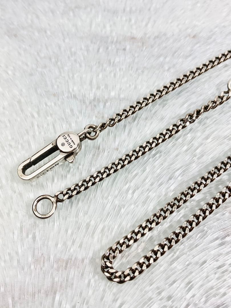 【超美品】GUCCI 喜平チェーン ネックレス 男女兼用 SV925 2.3ミリ
