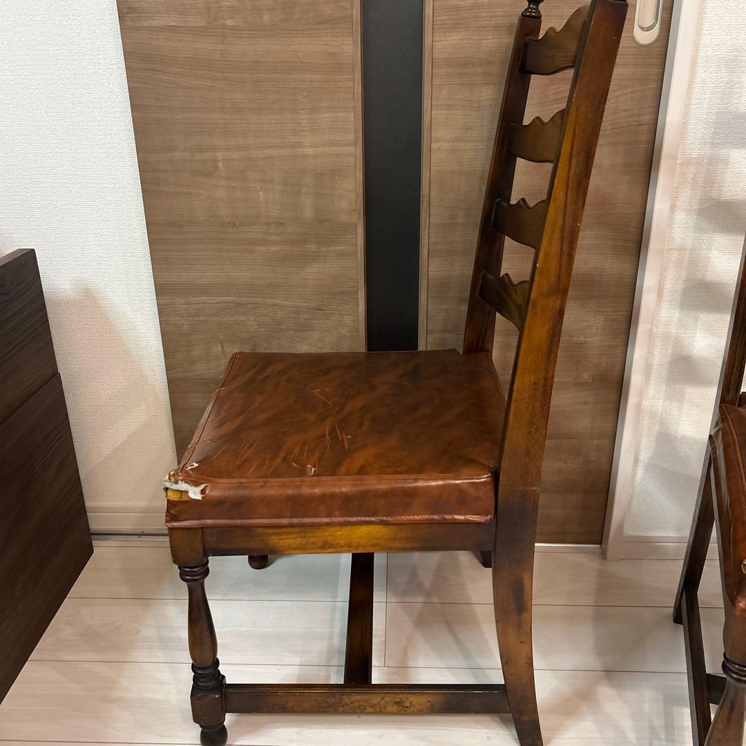 【レトロ】手渡し希望　カリモク製椅子　1脚