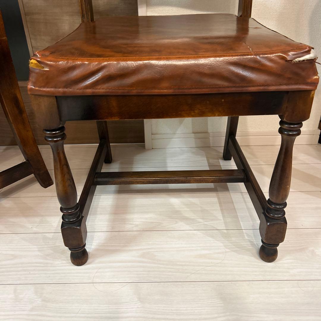 【レトロ】手渡し希望　カリモク製椅子　1脚