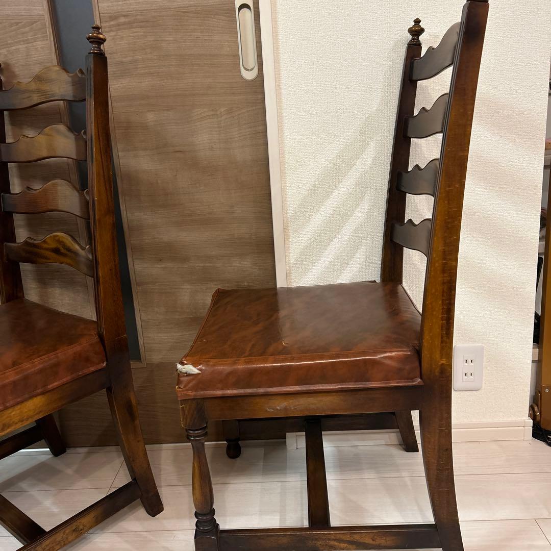 【レトロ】手渡し希望　カリモク製椅子　1脚