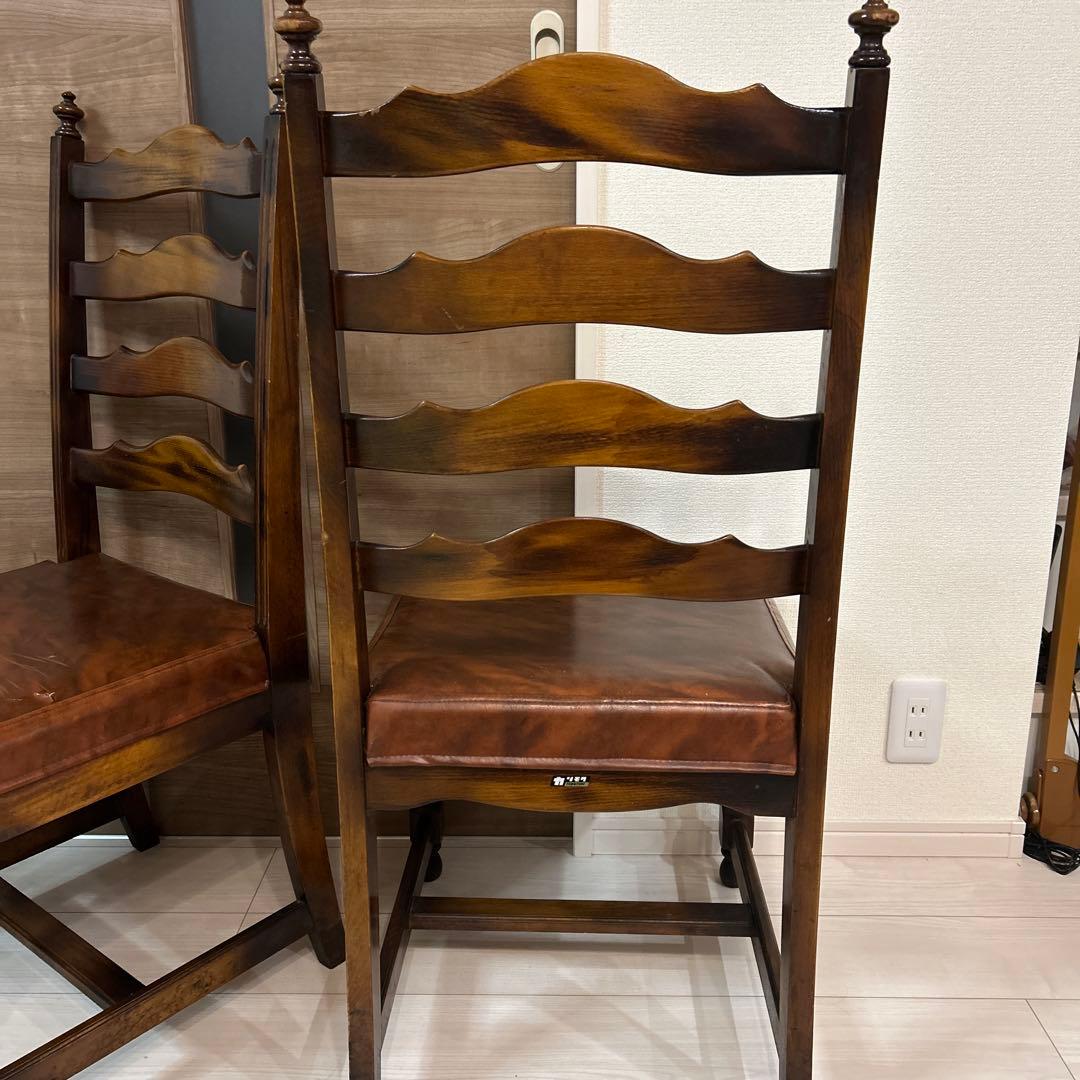 【レトロ】手渡し希望　カリモク製椅子　1脚