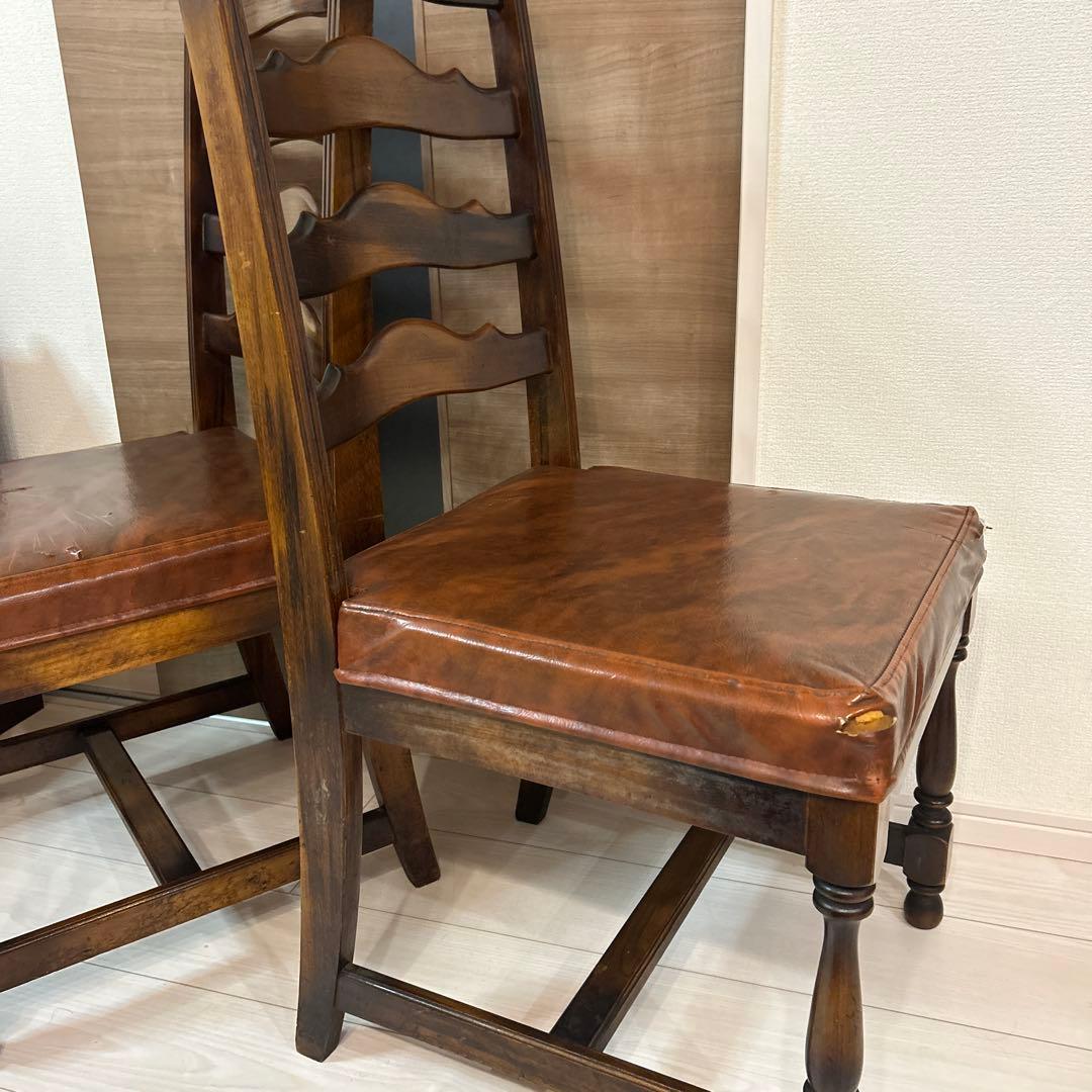 【レトロ】手渡し希望　カリモク製椅子　1脚