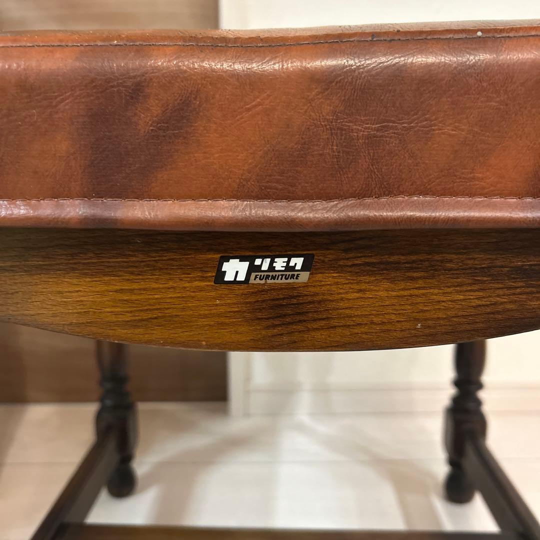 【レトロ】手渡し希望　カリモク製椅子　1脚