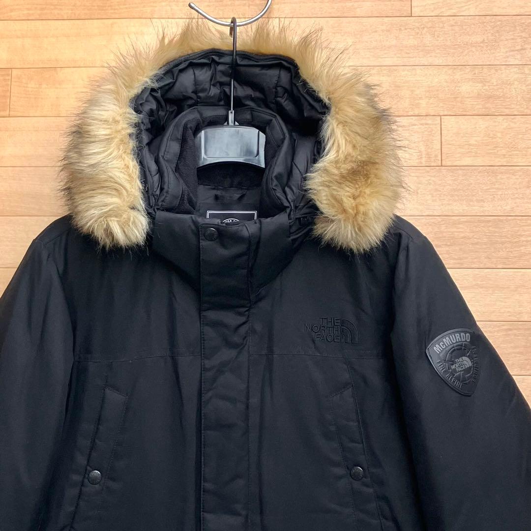 L ザ ノースフェイス ダウンジャケット マクマードパーカ 黒