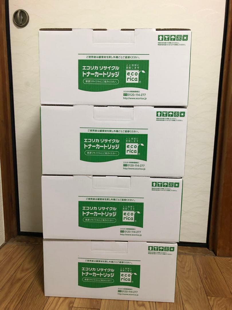 エコリカ キャノン カートリッジ 4個セット ECT-CAT 再生品