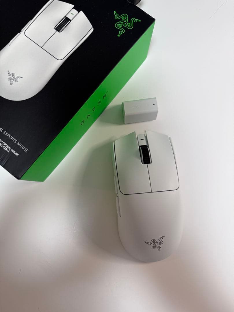 Razer v3pro ホワイトモデル ゲーミングマウス