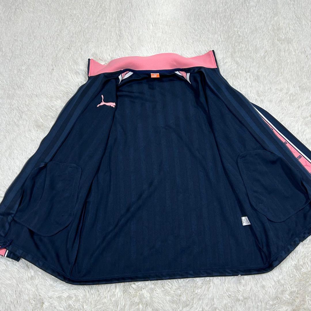 希少 PUMA ジャージ 上下 セットアップ S-M ピンク プージャ Y2K
