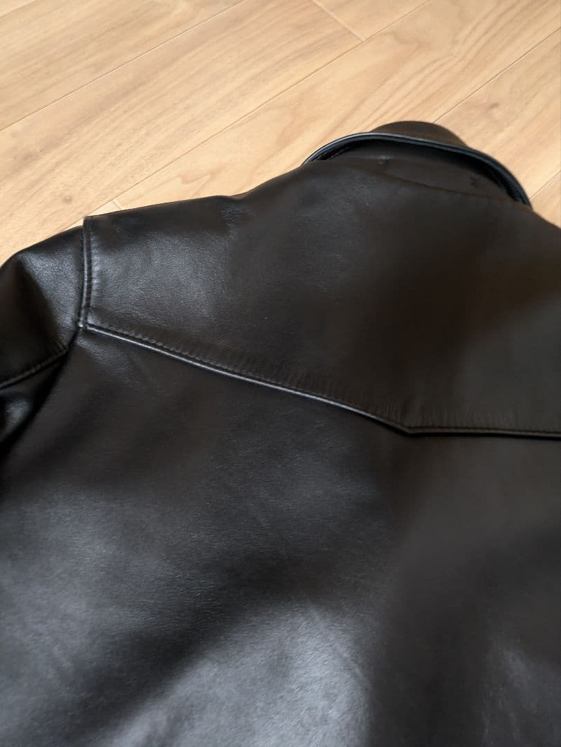 666 LEATHER WEAR ダブルライダースジャケット 38