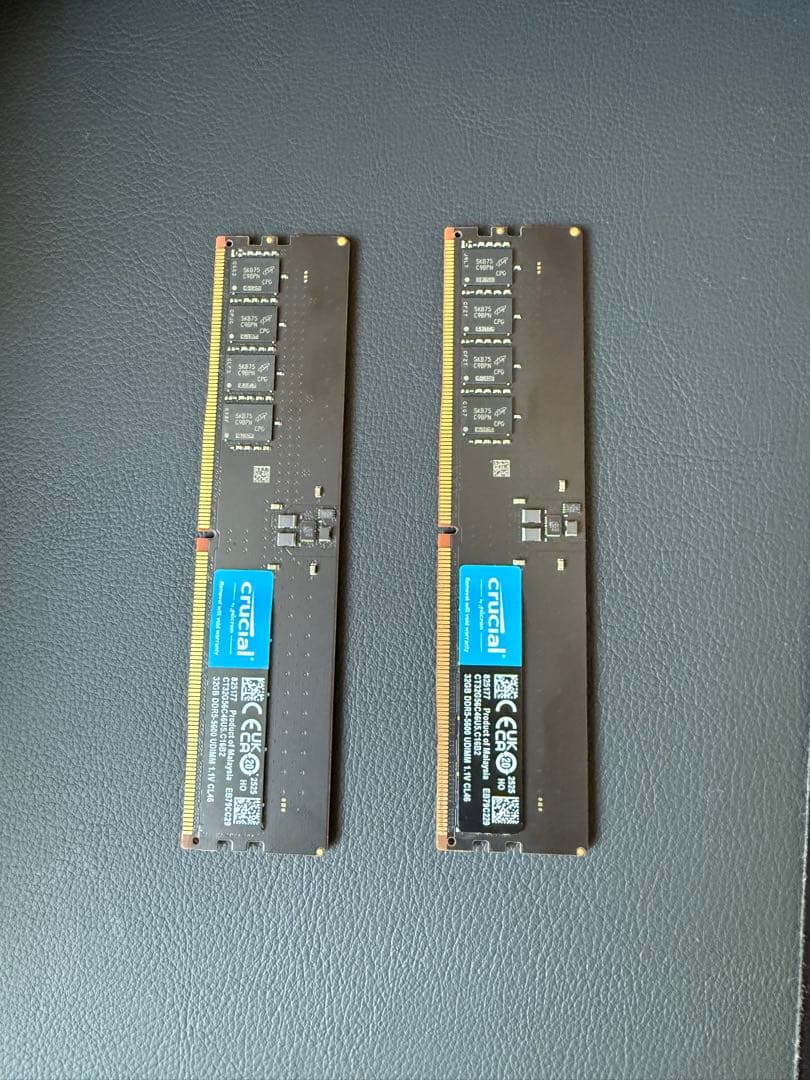 Crucial DDR532GB×2枚64GB5600CT32G56C46U5