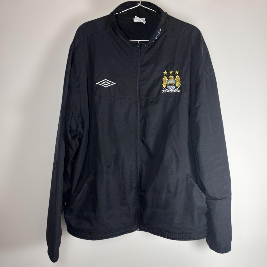 激レア品　アンブロUmbro マンチェスター・シティ ナイロンジャケット　XL