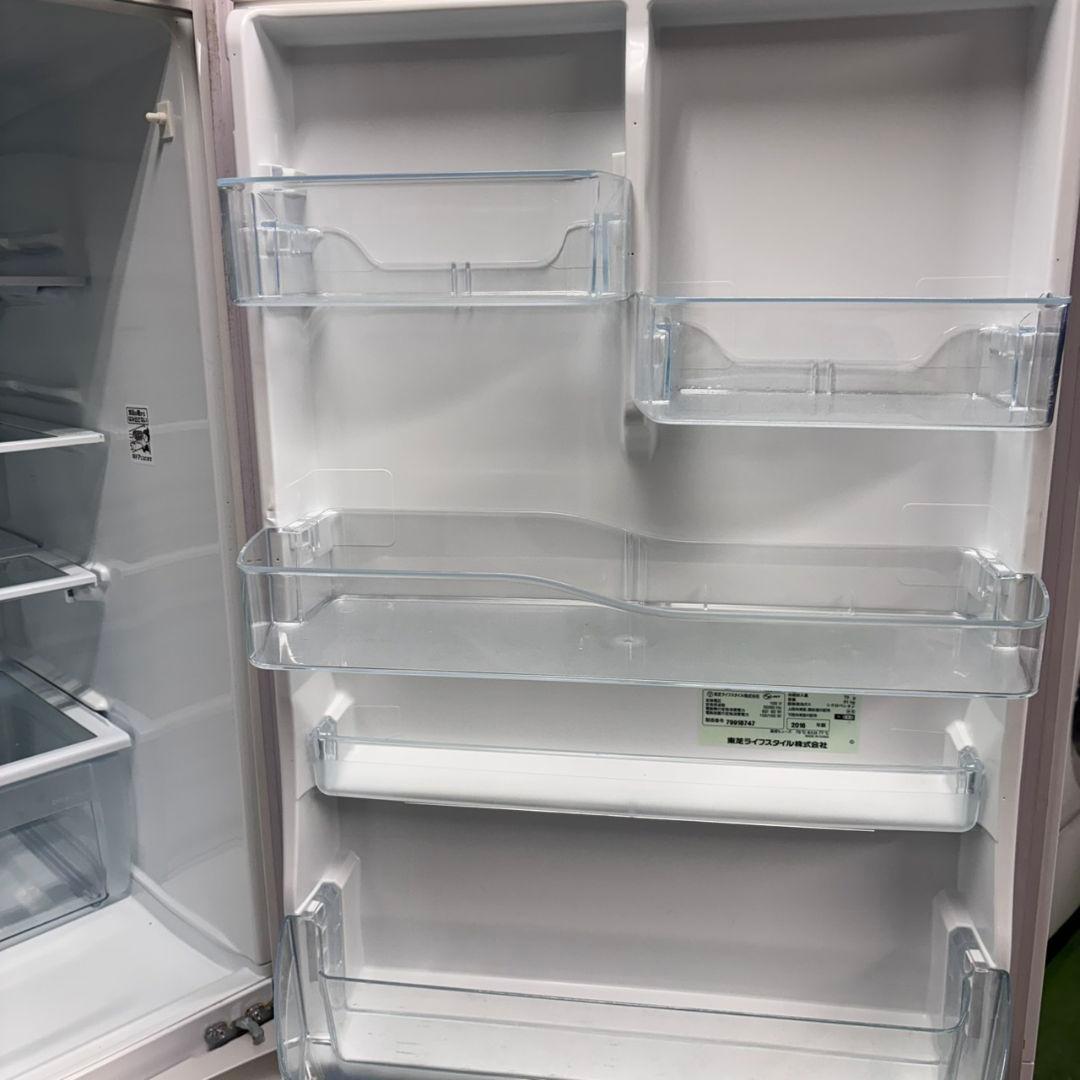 670　関東配送無料　東京発　東芝　大型冷蔵庫　400Ｌ強　自動製氷　右開き