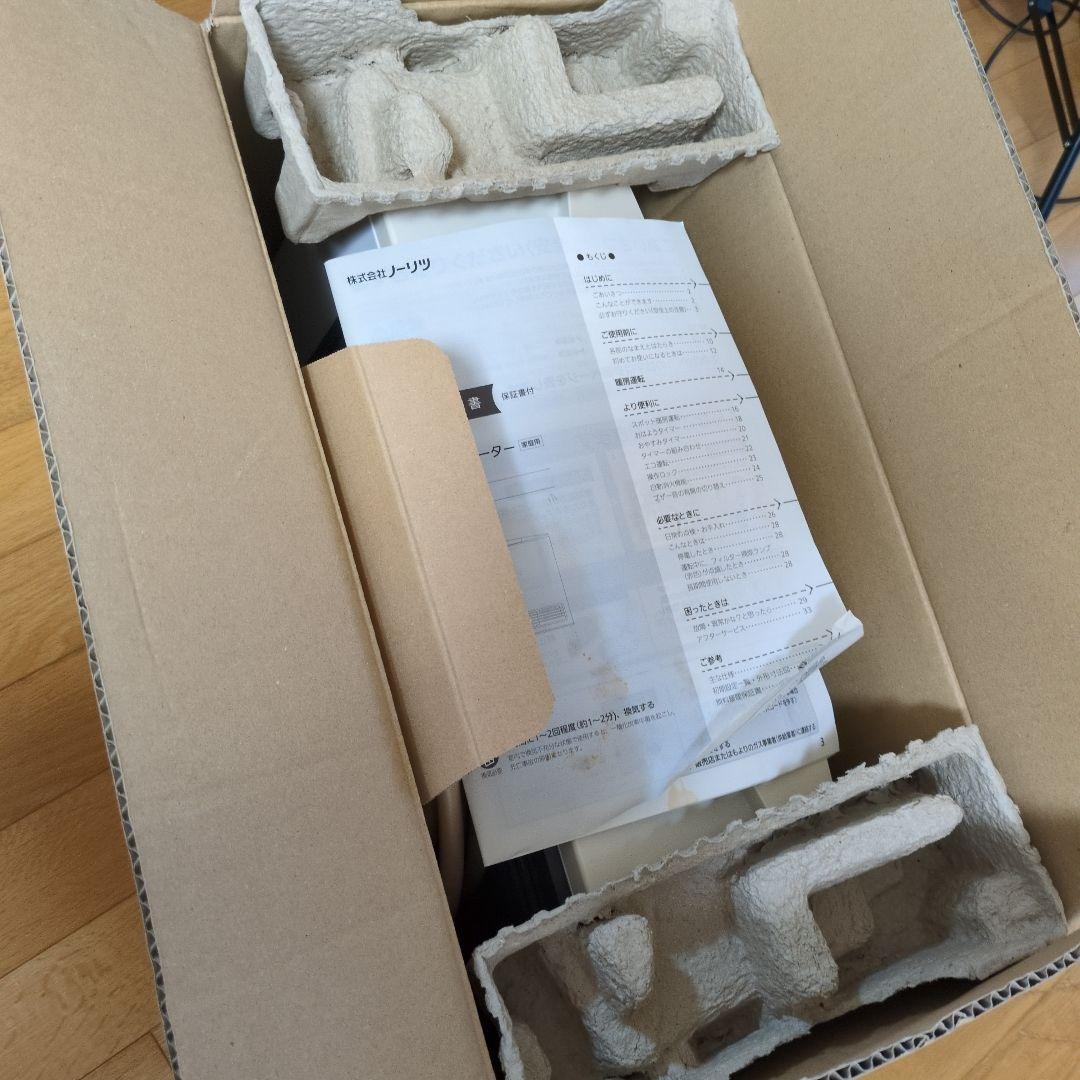 NORITZ ガスファンヒーター 都市ガス用　GFH−4005S−W5