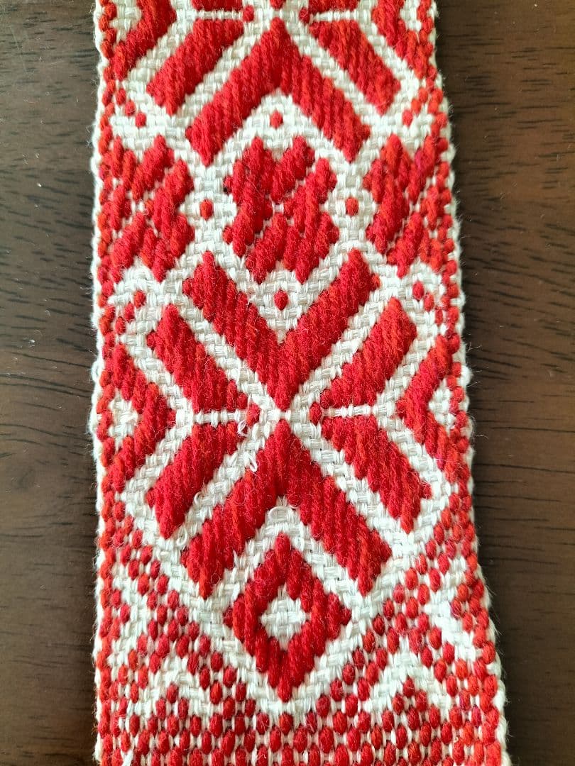 リエルワールデ帯　ラトビア土産　民族衣装帯　民芸品 バルト3カ国　未使用品