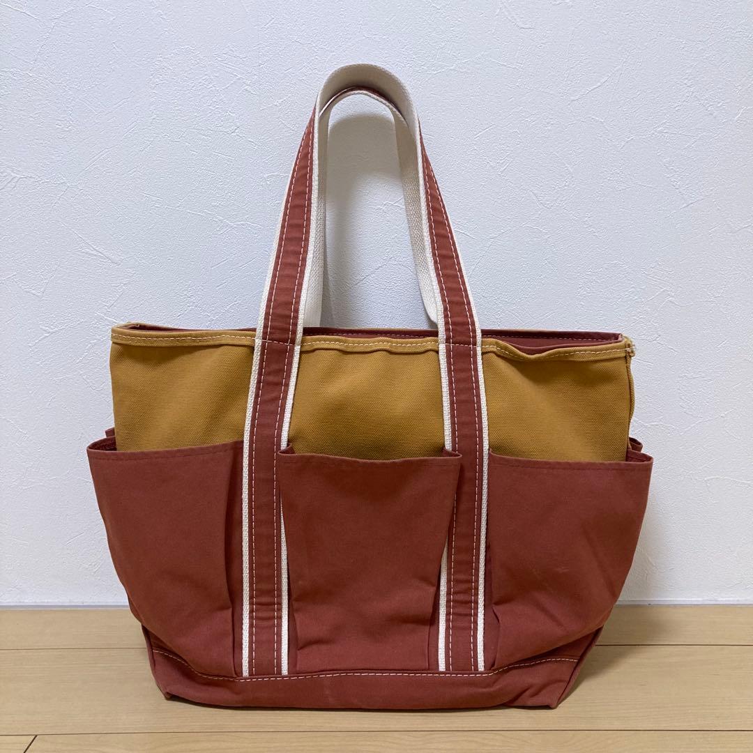 90s L.L.Bean ガーデントート 希少カラー ブラウン ラージ USA製