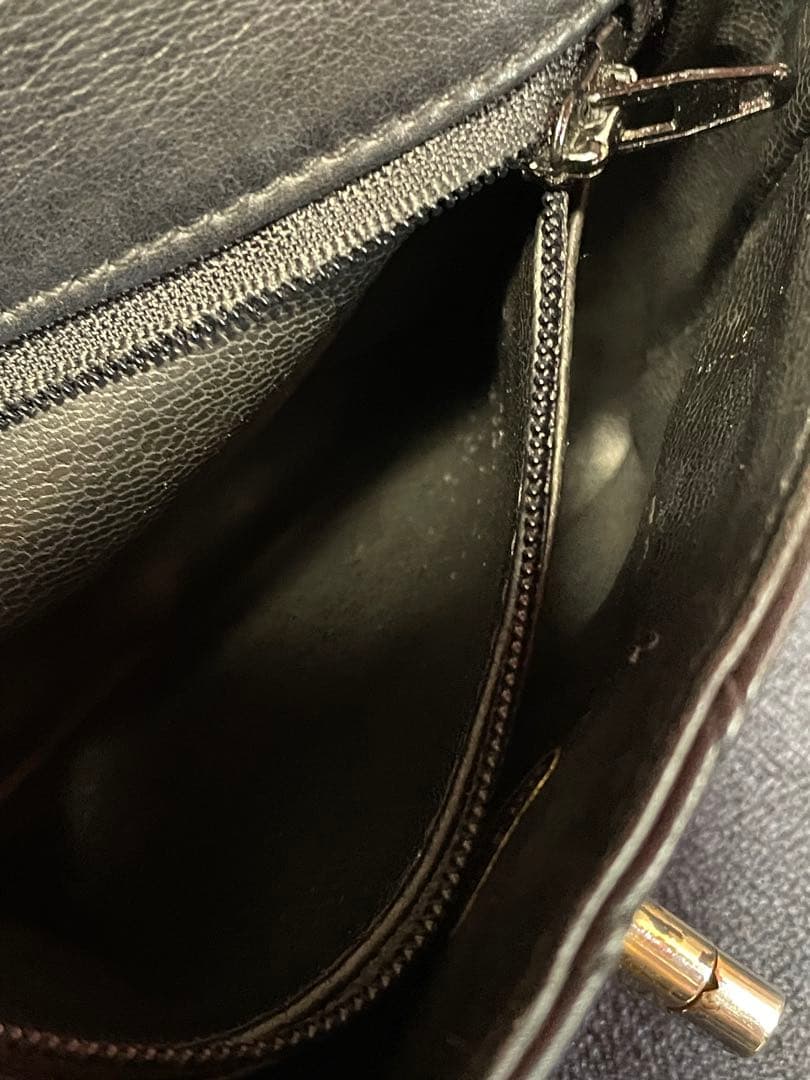 シャネルCHANEL ブラック ウエストポーチバッグ　ヴィンテージ