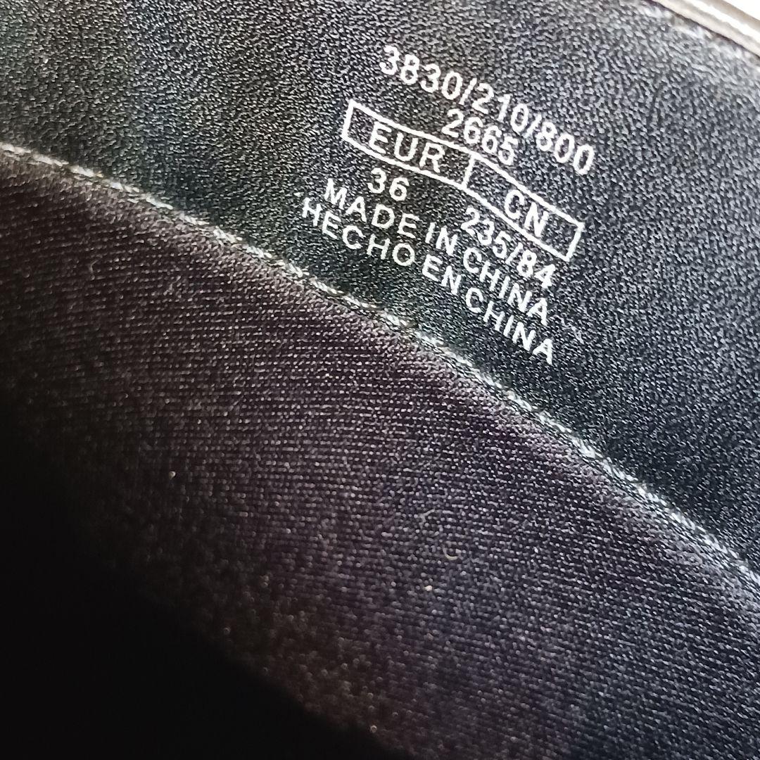 未使用　ザラ ニーハイゲートルロングブーツ 2024年モデル　23.5㎝　黒