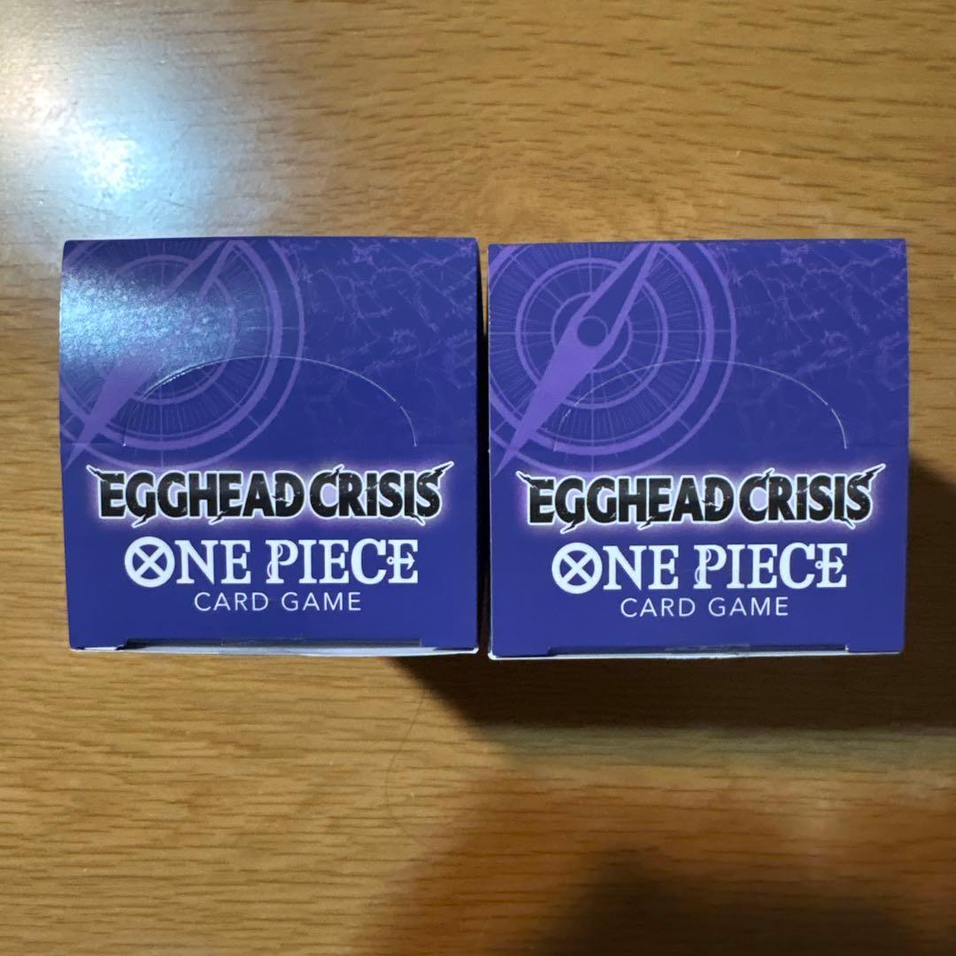 EGGHEAD CRISIS ワンピースカードゲーム 2BOX テープカット