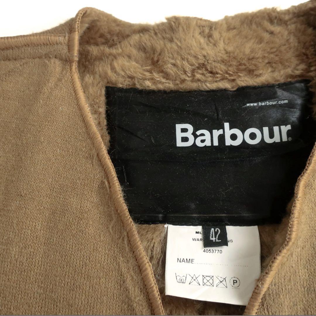 英国製Barbour バブアー パイルボア ライナーベスト 42