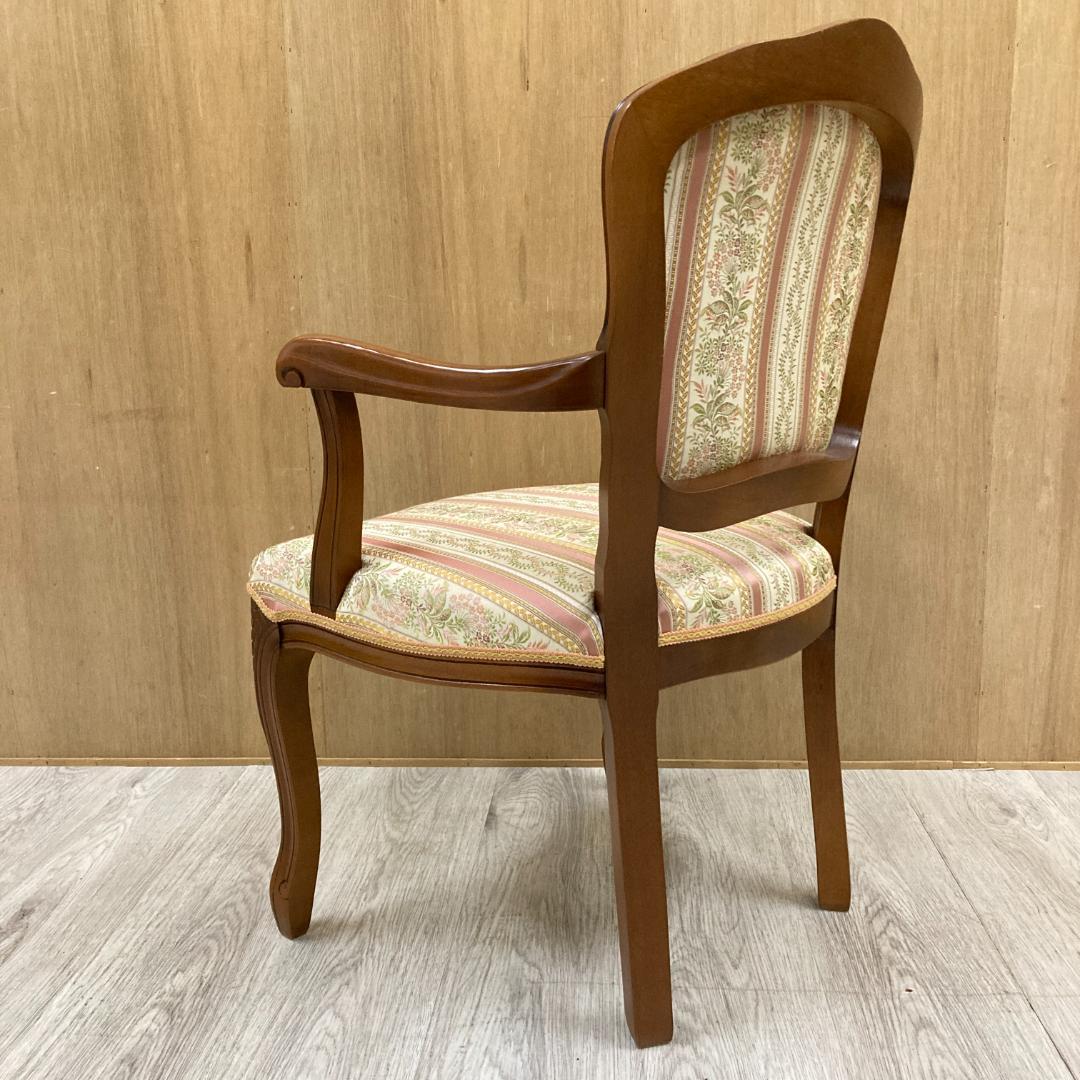 イタリア 　猫脚　アームチェア 　椅子　ダイニングチェア　クラシック 　A