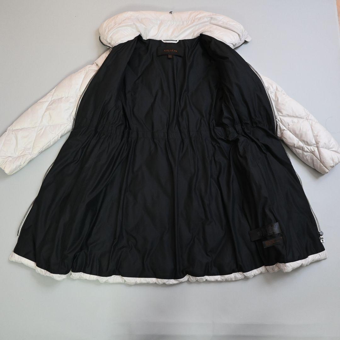 552★ COACH ラクーンファー キルティング ダウンコート