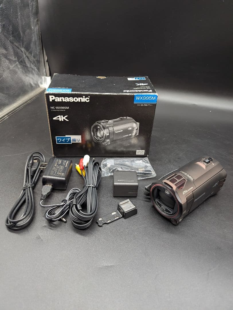 【美品・動作良好】Panasonic WX995M ビデオカメラ