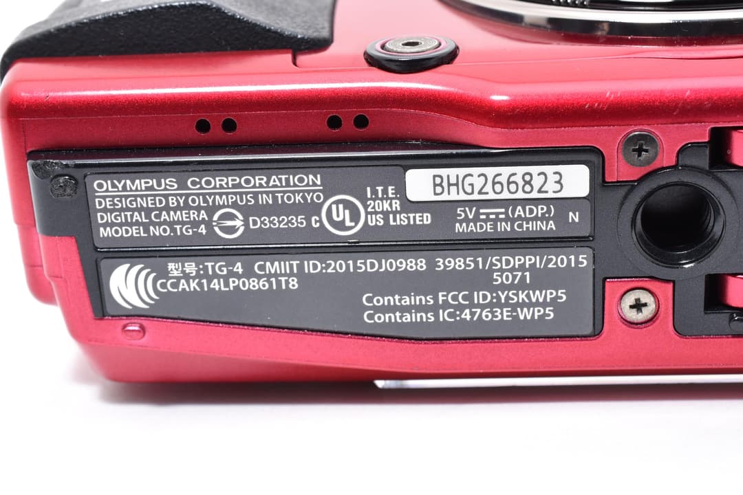 オリンパス　OLYMPUS STYLUS TG-4 Tough レッド 0096