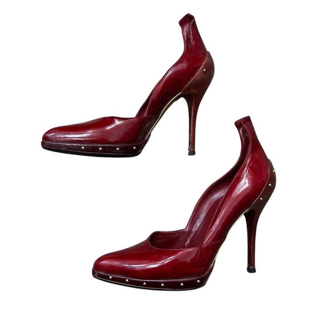 2003AW GUCCI by Tom Ford スタッズ パンプス37 1/2