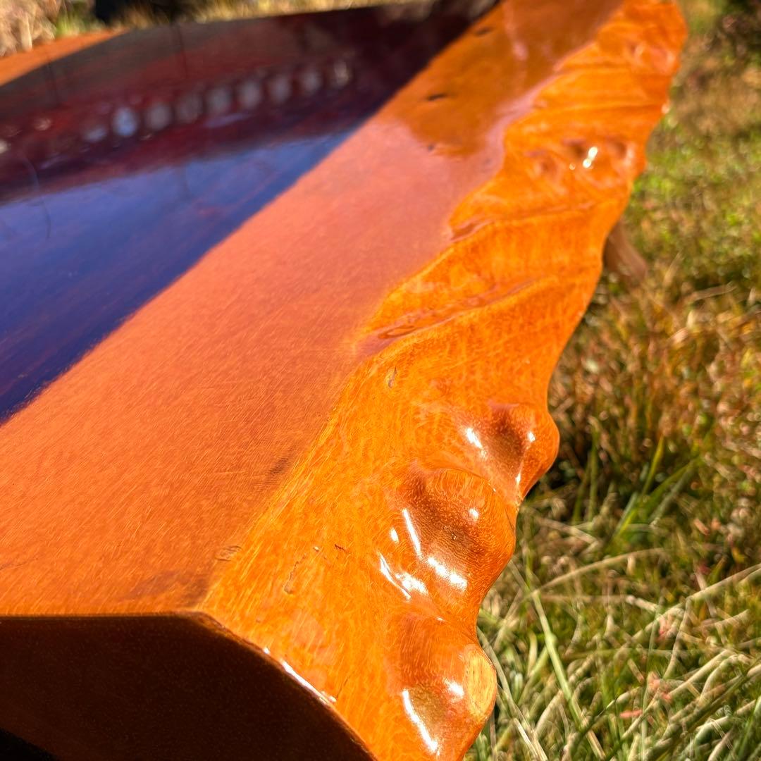 希少 紫紫檀 （アフリカンパドゥーク）座卓 和室 テーブル