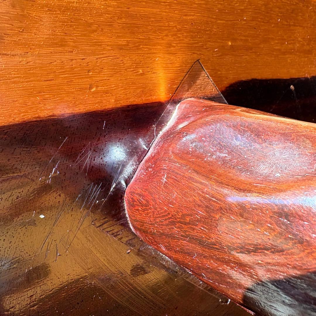 希少 紫紫檀 （アフリカンパドゥーク）座卓 和室 テーブル