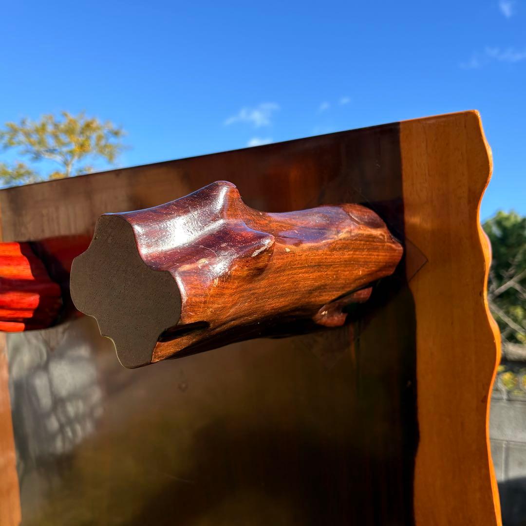 希少 紫紫檀 （アフリカンパドゥーク）座卓 和室 テーブル