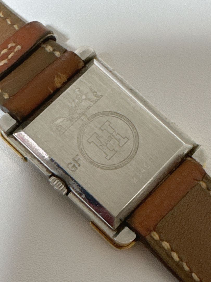 HERMES エルメス レディース腕時計 クロアジュール QZ レザーベルト