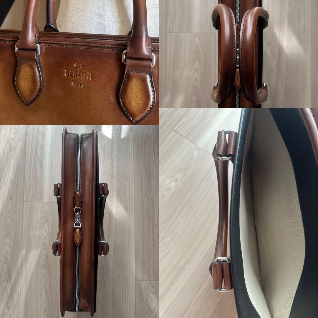 ふ*ー様 定価63,8万 ベルルッティ アンジュール ブリーフケース バッグ 最