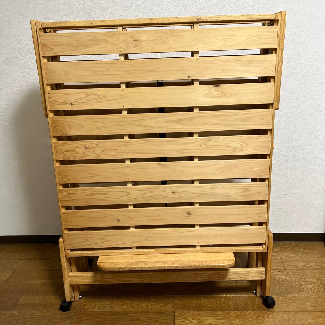 中居木工 折りたたみ式ベッド ハイタイプ