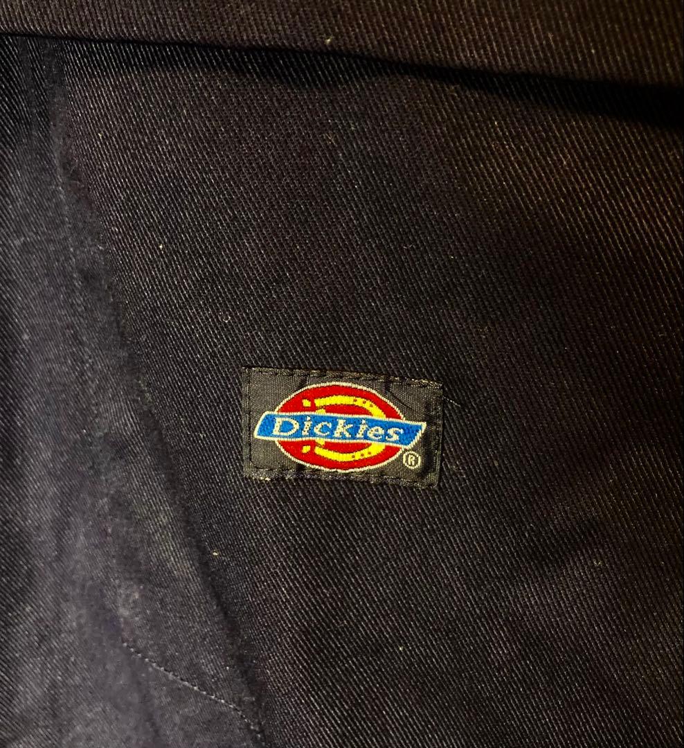 希少古着Dickiesディッキーズ ダークネイビーオールインワンツナギ ゆったり