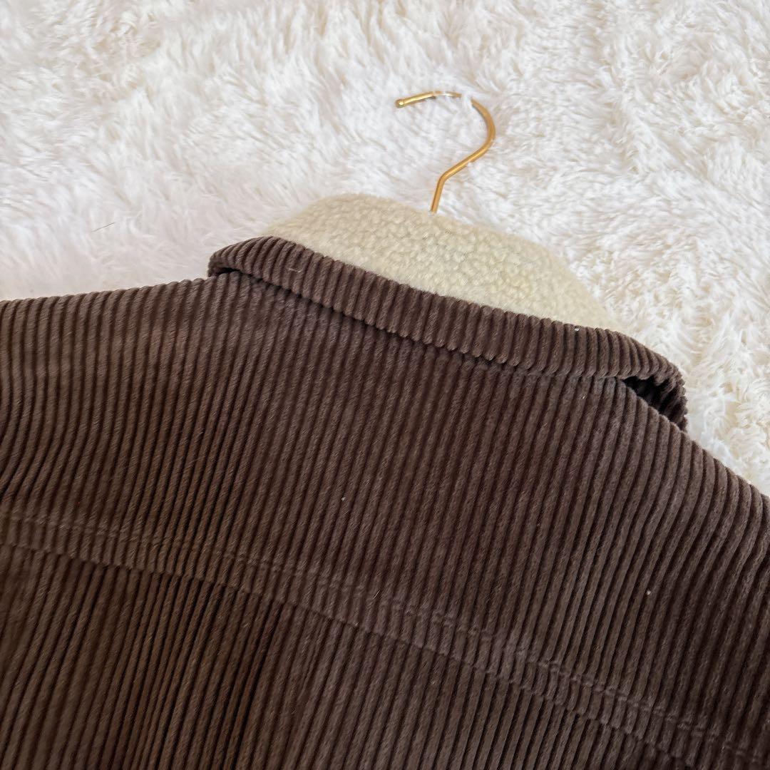 希少☆バーバリーブルーレーベル コーデュロイ ダッフルコート ボア襟