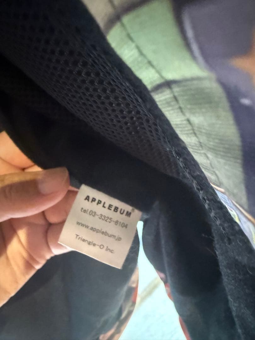 【希少】APPLEBUM スニーカー箱柄 ナイロンジャケットM