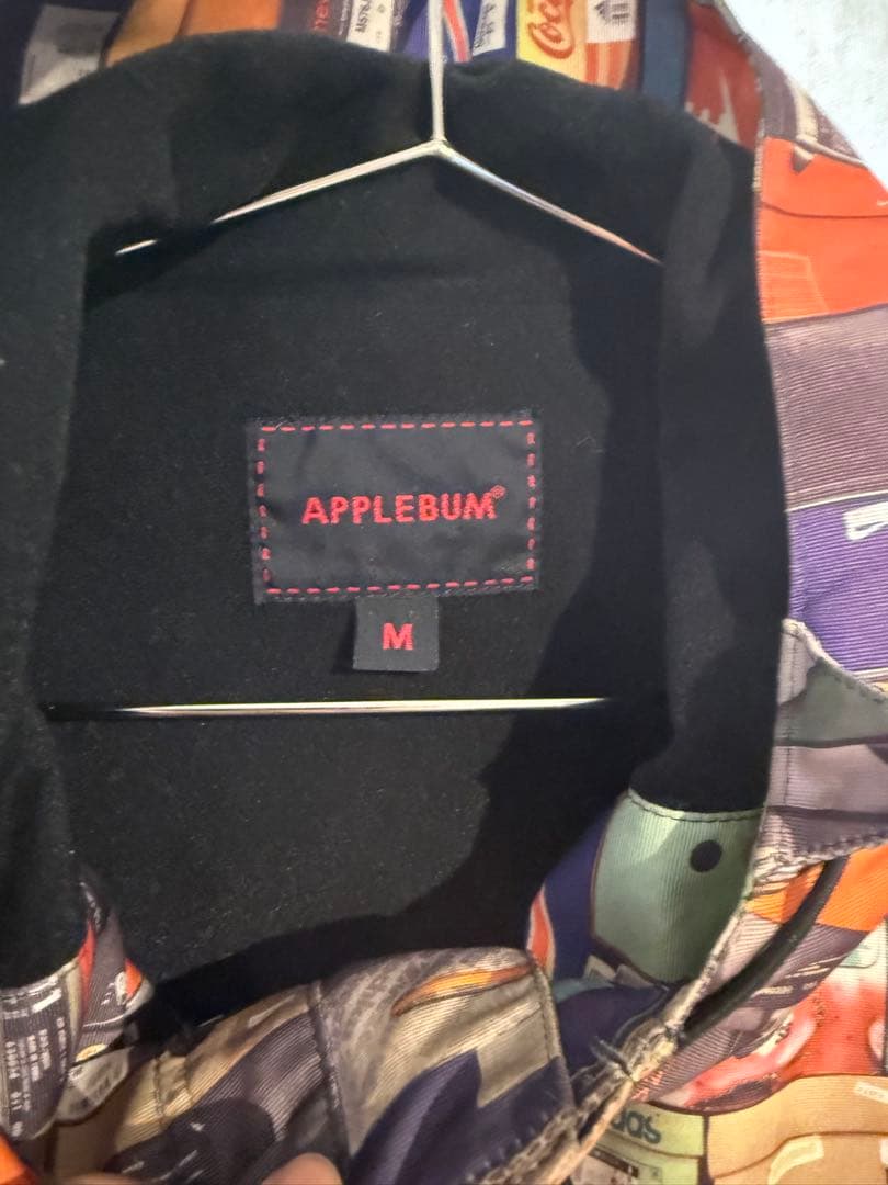 【希少】APPLEBUM スニーカー箱柄 ナイロンジャケットM