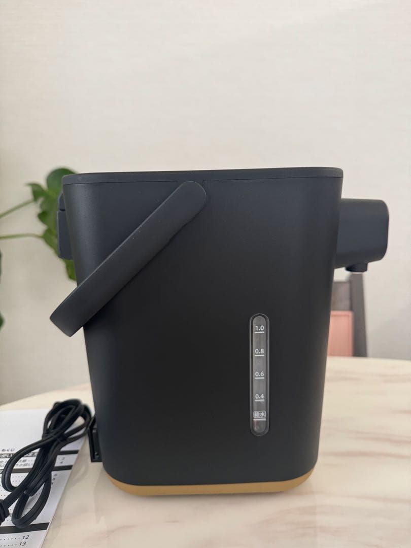 【美品】象印 STAN. 電気ポット CP-CA12 ブラック