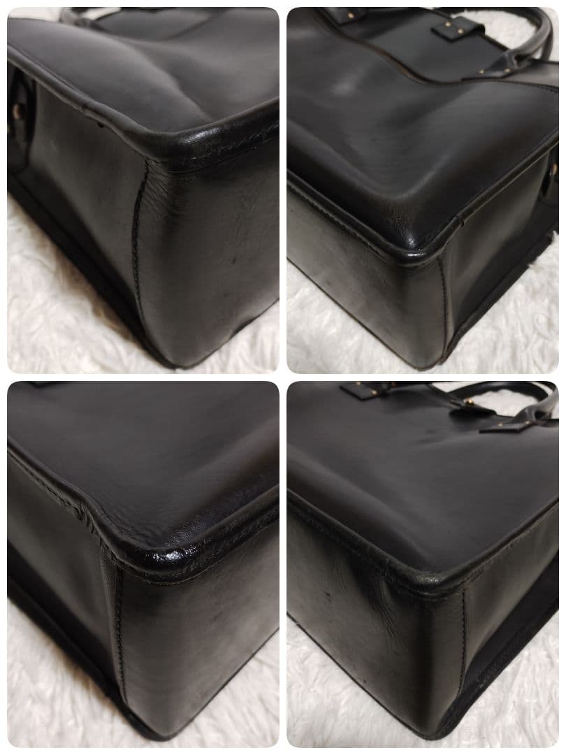 Felisi 03−13 ビジネスバッグ ブリーフケース レザー ブラック 黒