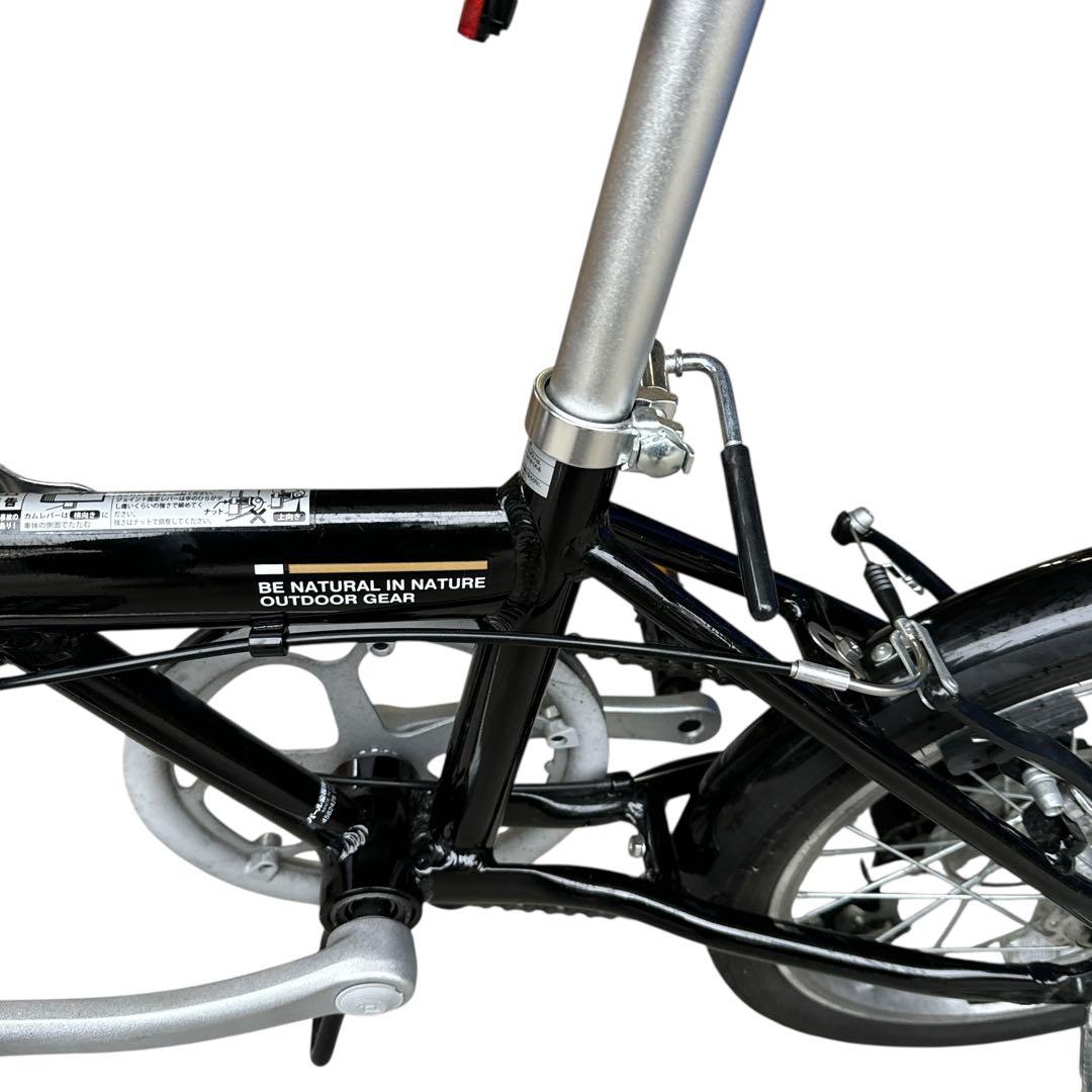 美品キャプテンスタッグ 折りたたみ自転車 アルミ 軽量 16インチ ブラック