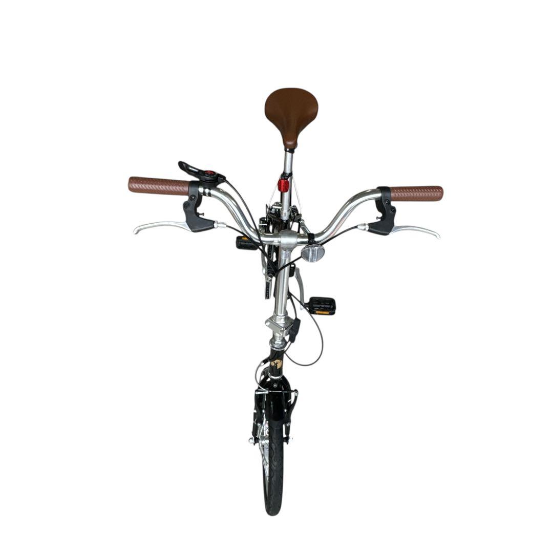 美品キャプテンスタッグ 折りたたみ自転車 アルミ 軽量 16インチ ブラック