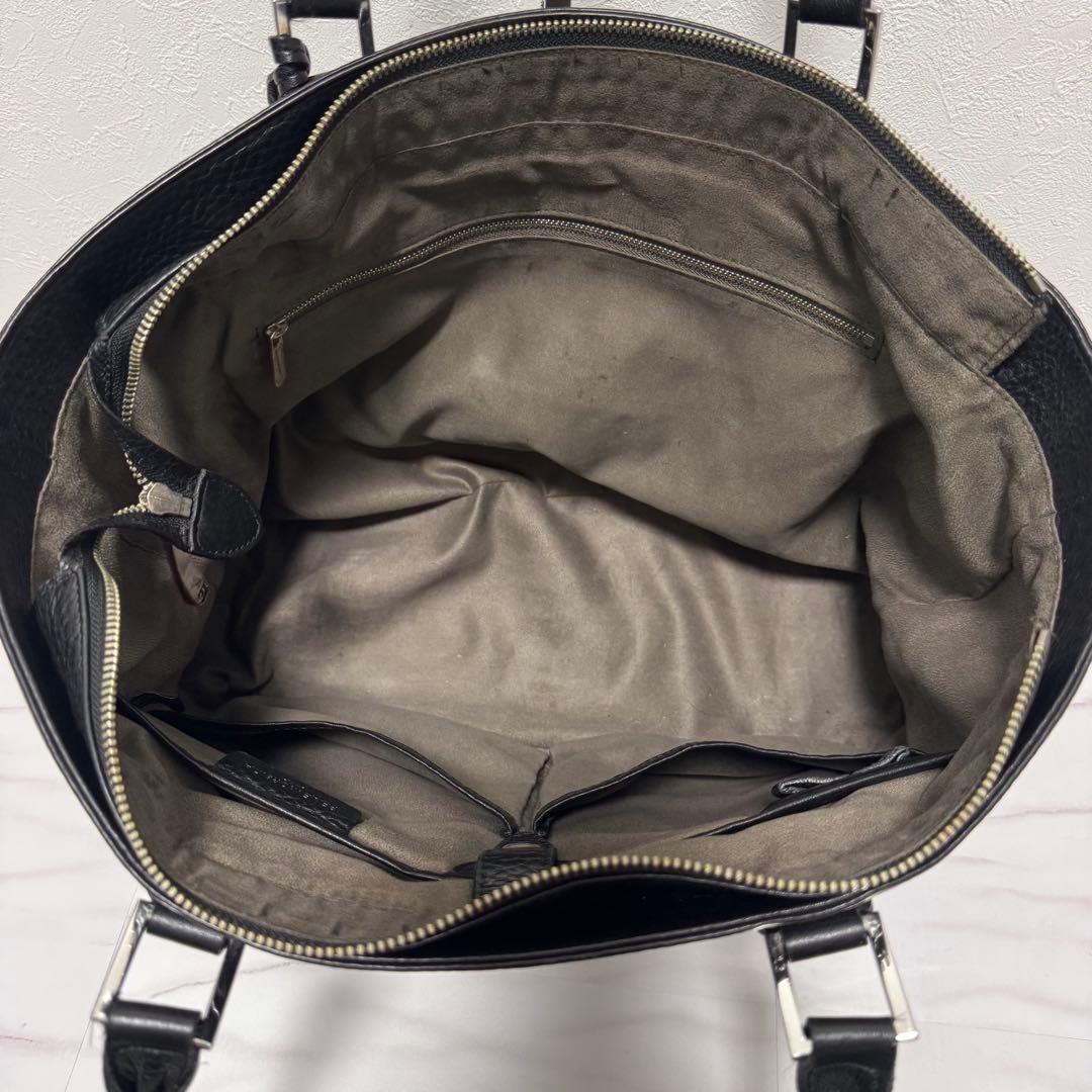 ペッレモルビダ メイデンヴォヤージュ 2way レザートートバッグ 黒 A4PC