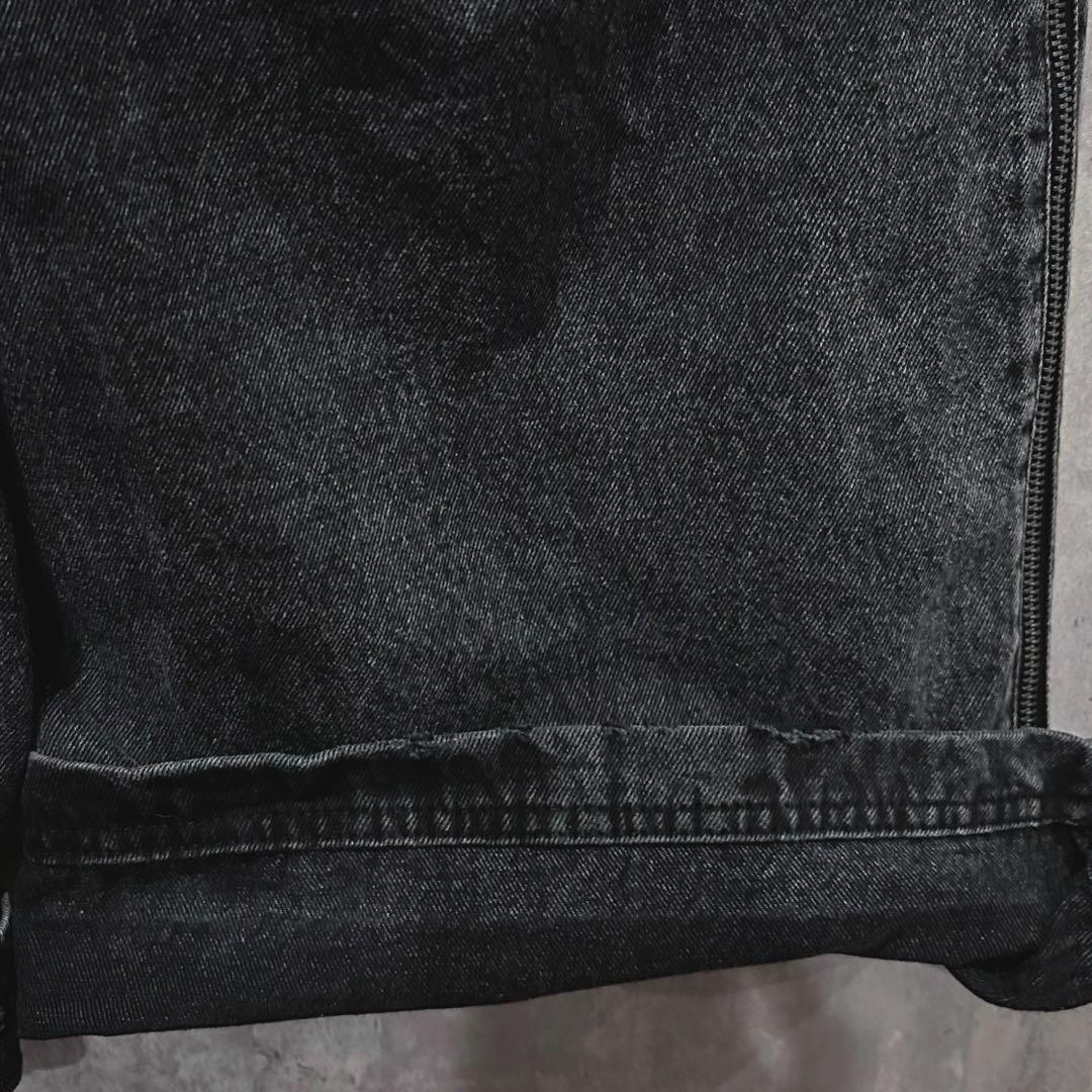 adidas ADILENIUMシーズン3ジップウォッシュド デニムパンツ28