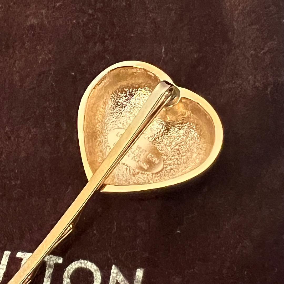 美品 ルイヴィトン ヘアピン 3本セット てんとう虫 ハート M92349