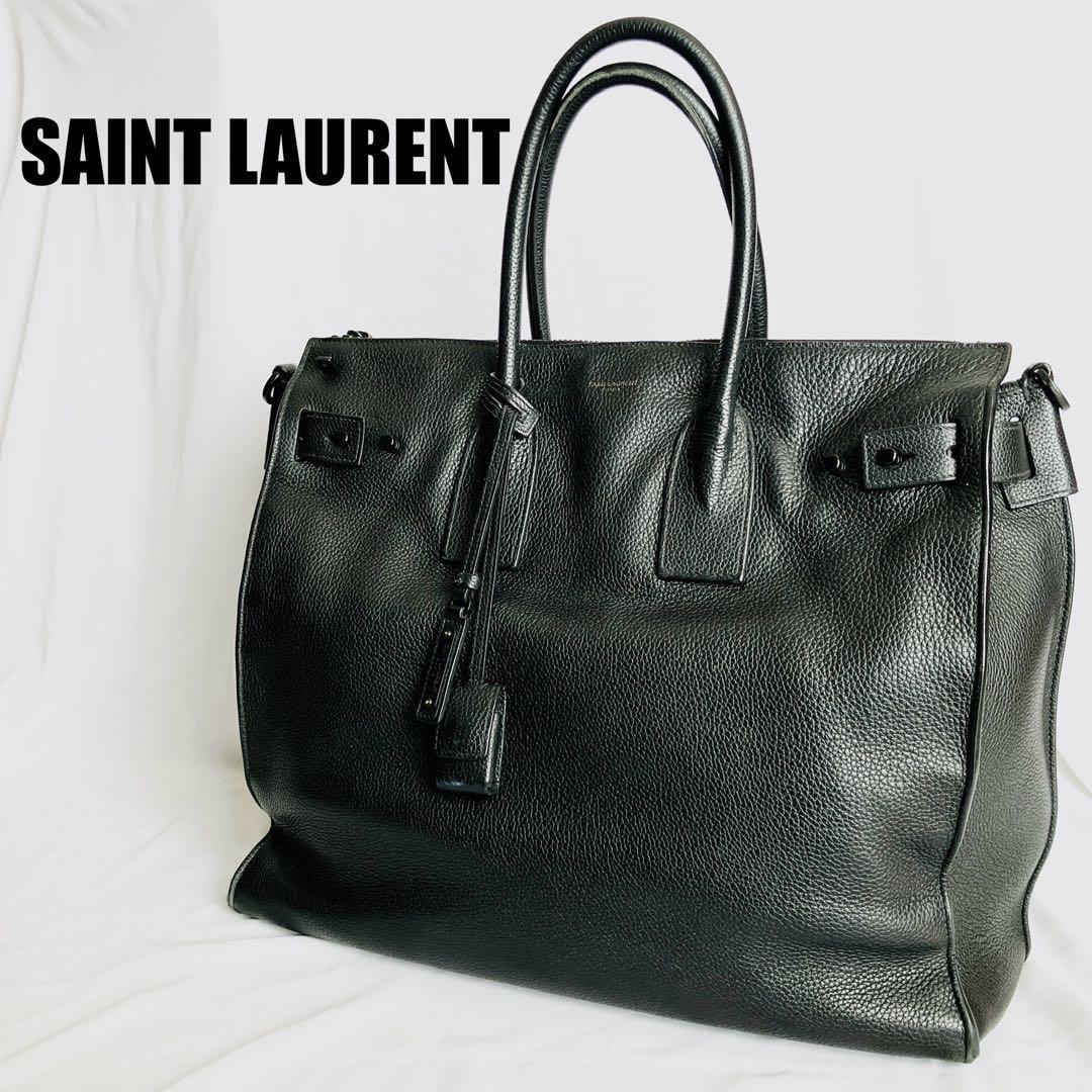ひ*ん様 【希少】SAINTLAURENT サックドジュール　オールブラック　2