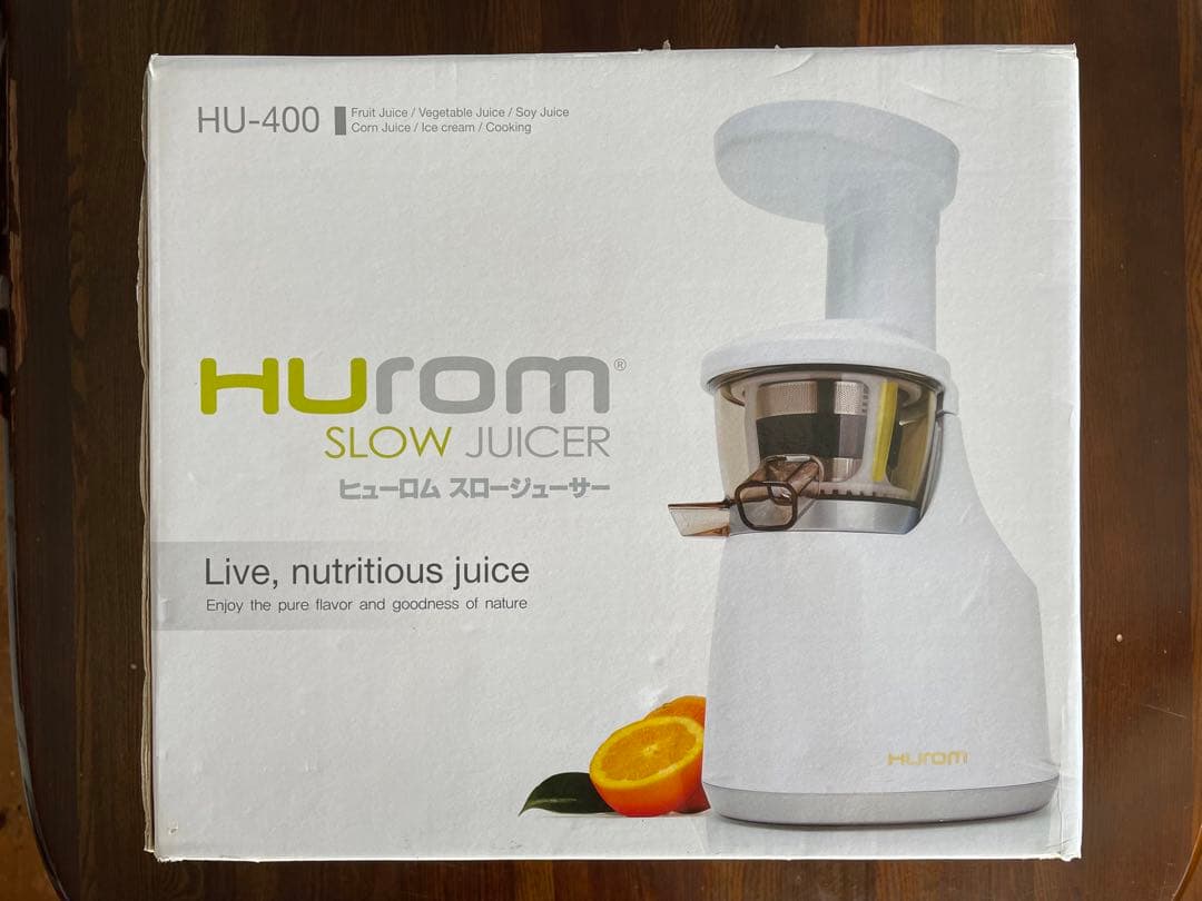 新品未使用　HUROM スロージューサー HU-400 ヒューロム