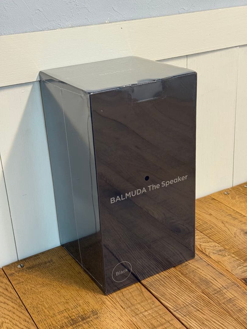 新品未開封　BALMUDA The Speaker M01A-BK ブラック
