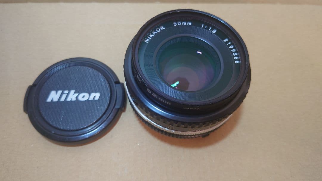 NIKKOR 50mm F1.8 フィルター付